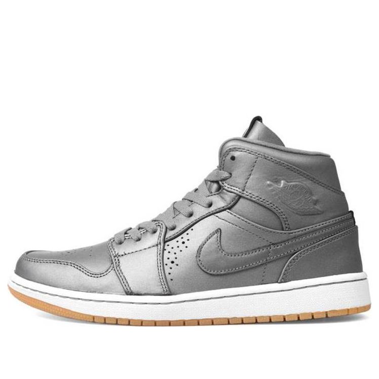 Air Jordan 1 Mid Nouveau 'Cool Grey' 629151-007 Classic Sneakers