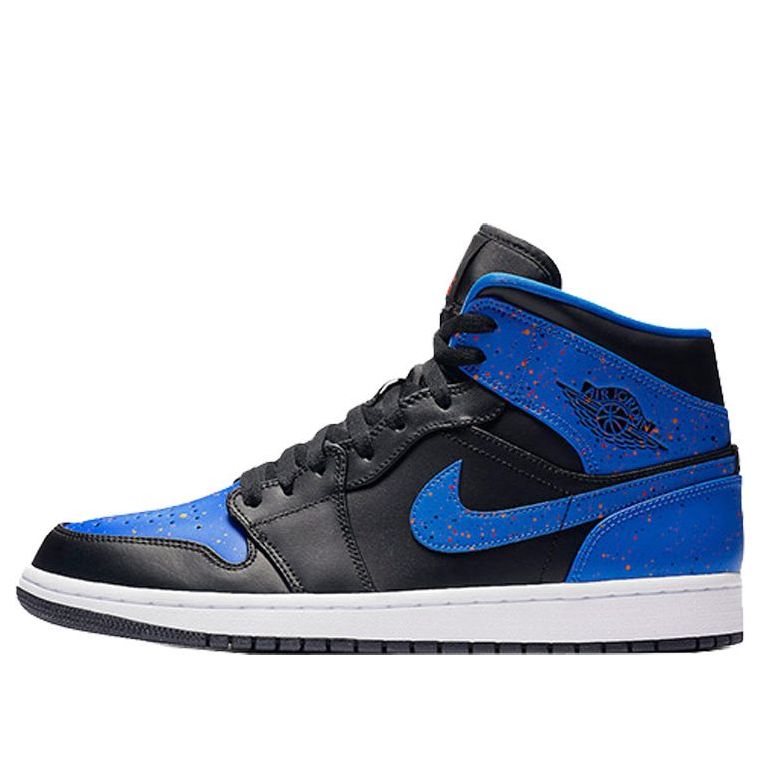 Air Jordan 1 Mid 'Royal Splatter' 554724-048 Epochal Sneaker