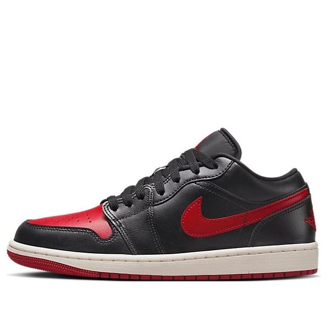 (WMNS) Air Jordan 1 Low 'Bred Sail' DC0774-061 Classic Sneakers