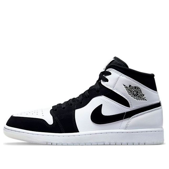 Air Jordan 1 Mid SE 'Diamond' DH6933-100 Signature Shoe