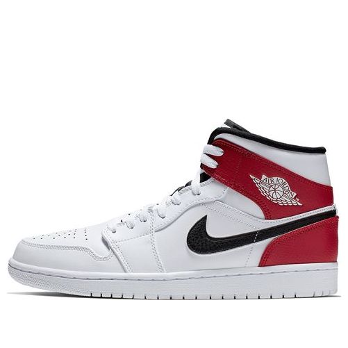 Air Jordan 1 Mid 'White Chicago' 554724-116 Epoch-Defining Shoes
