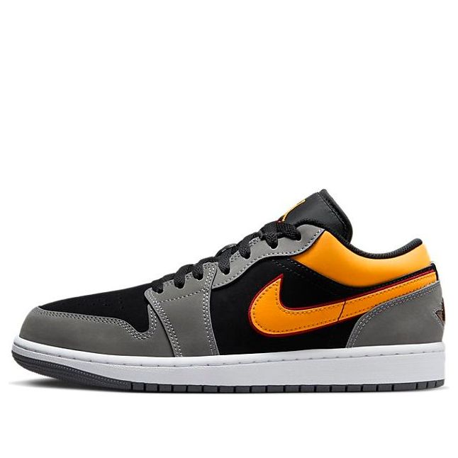 Air Jordan 1 Low SE 'Black Graphite Vivid Orange' FN7308-008 Epoch-Defining Shoes