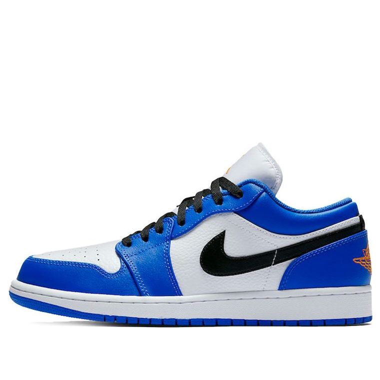 Air Jordan 1 Retro Low 'Hyper Royal' 553558-401 Signature Shoe