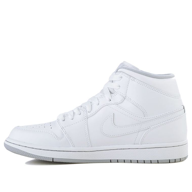 Air Jordan 1 Mid 'White Wolf Grey' 554724-112 Cultural Kicks