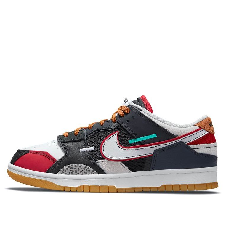 Nike Dunk Low Scrap Premium 'University Red' DN1775-001 Classic Sneakers