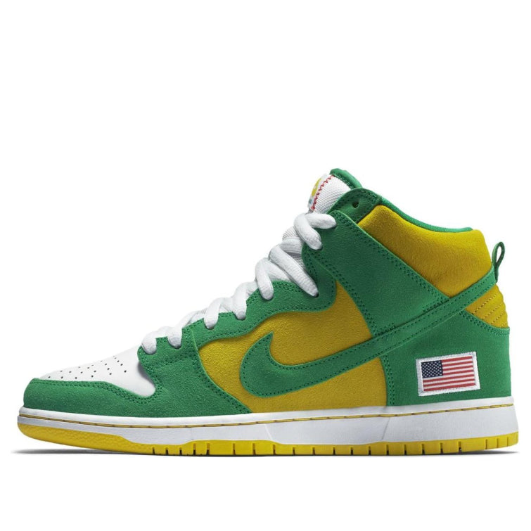 Nike Dunk High Pro SB 'Oakland Athletics' 305050-337 Signature Shoe