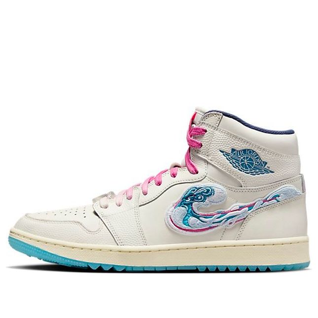 Air Jordan 1 High Golf 'Michelle Wie - Pebble Beach' FV3565-100 Classic Sneakers