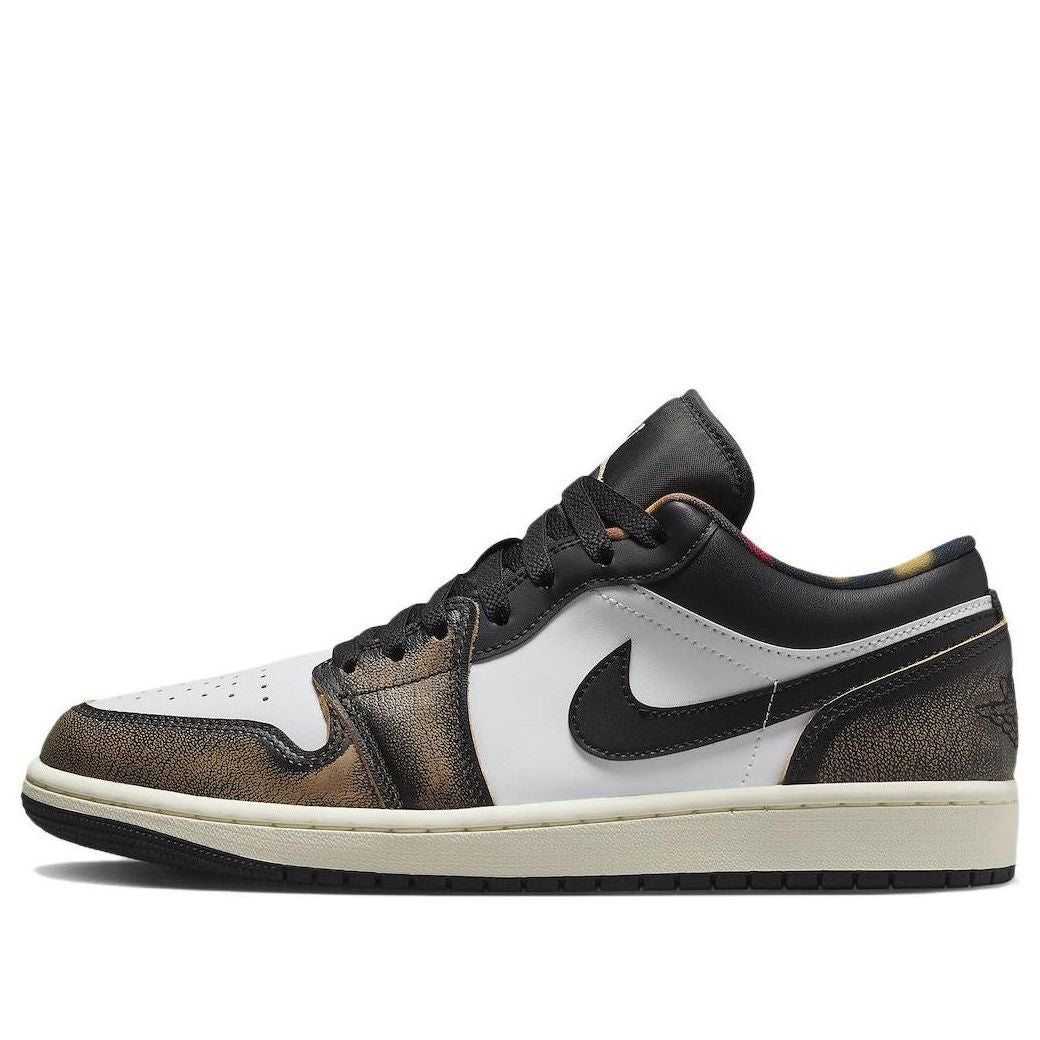 Air Jordan 1 Low SE 'Wear-Away - Tan' DQ8422-001 Signature Shoe