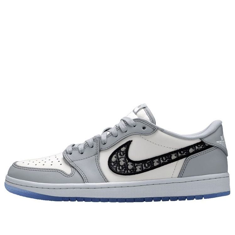 Dior x Air Jordan 1 Low 'White Grey' CN8608-002 Vintage Sportswear