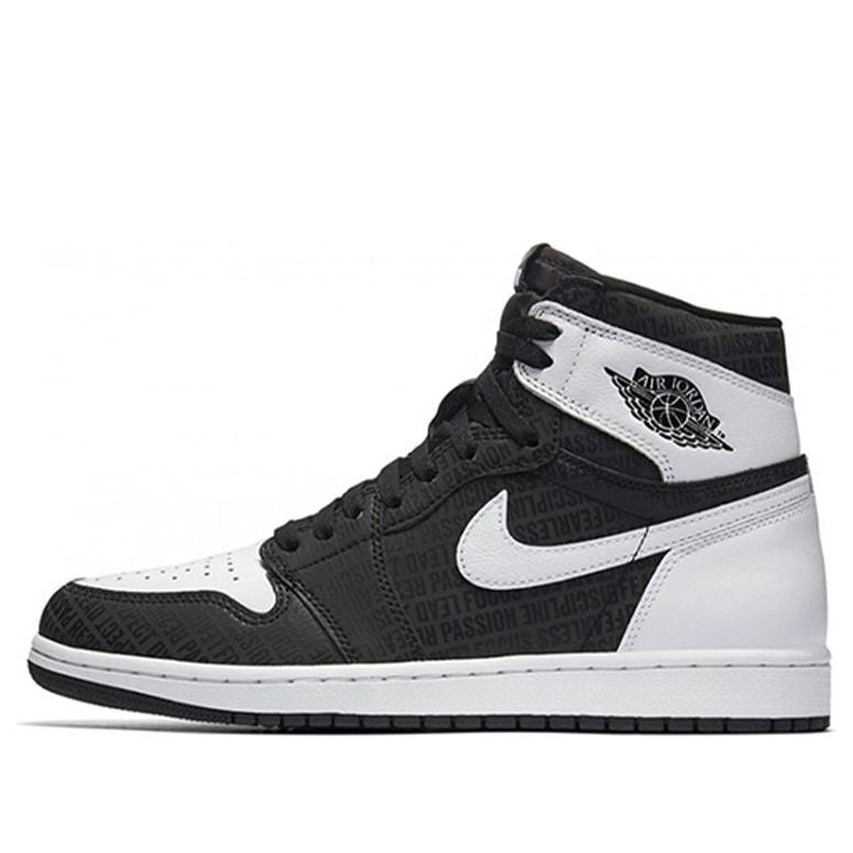Air Jordan 1 Retro High OG 'RE2PECT' 555088-008 Signature Shoe