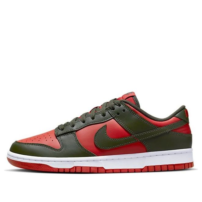 Nike Dunk Low 'Mystic Red Cargo Khaki' DV0833-600 Classic Sneakers