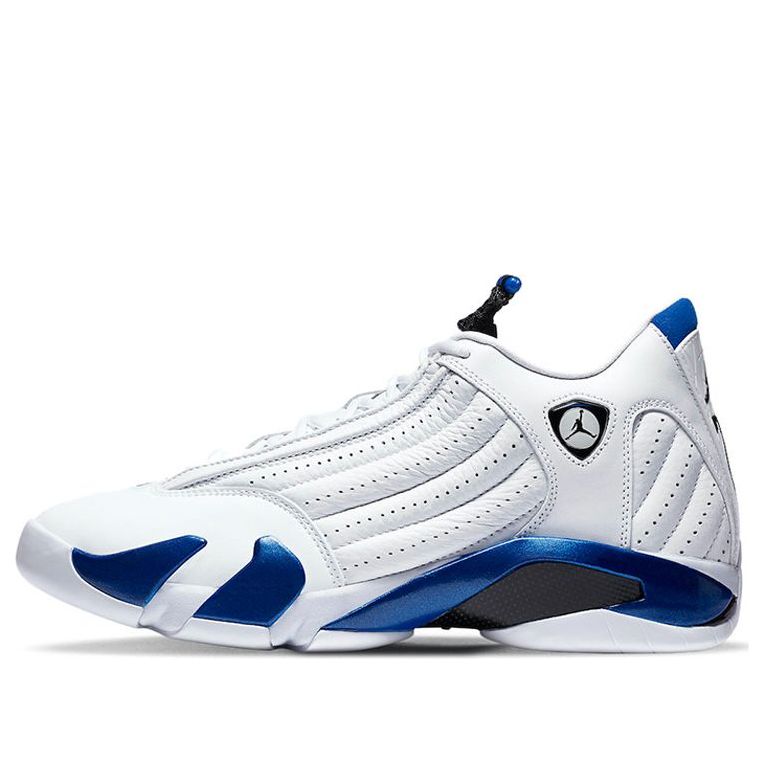 Air Jordan 14 Retro 'Hyper Royal' 487471-104 Signature Shoe