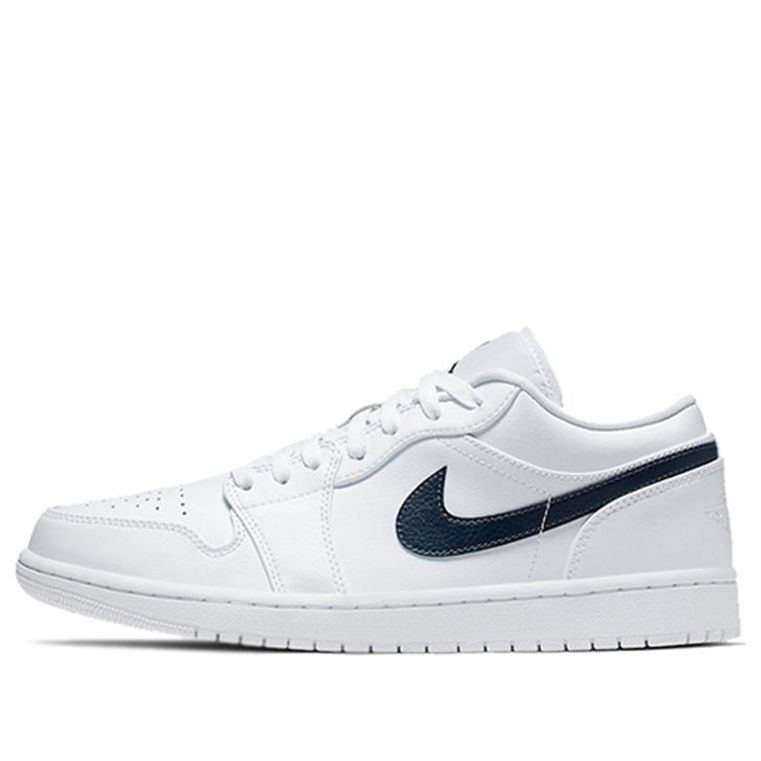 Air Jordan 1 Low 'White Obsidian' 553558-114 Epoch-Defining Shoes