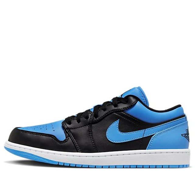 Air Jordan 1 Low 'Black University Blue' 553558-041 Vintage Sportswear