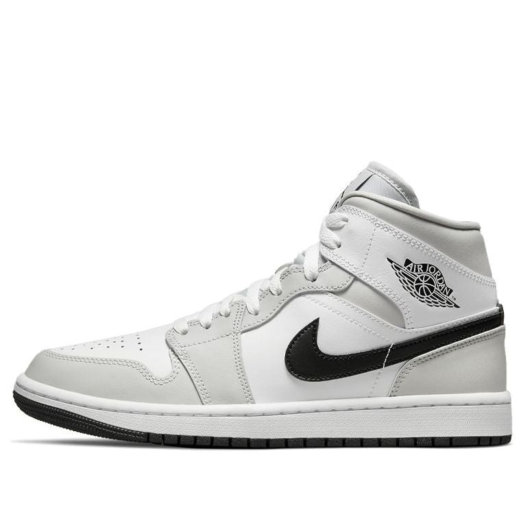 (WMNS) Air Jordan 1 Mid 'Grey Fog' BQ6472-015 Cultural Kicks