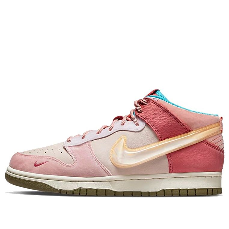 Nike Social Status x Dunk Mid 'Strawberry Milk' DJ1173-600 Signature Shoe