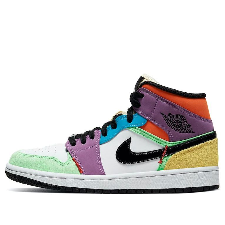 (WMNS) Air Jordan 1 Mid SE 'Lightbulb' CW1140-100 Classic Sneakers