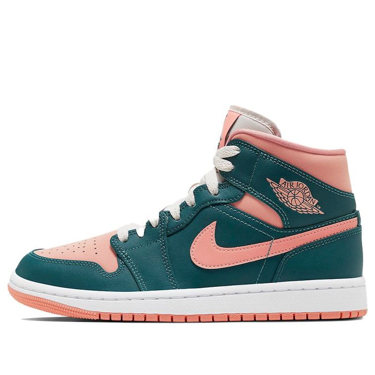 (WMNS) Air Jordan 1 Mid 'Dark Teal Green' BQ6472-308 Epochal Sneaker