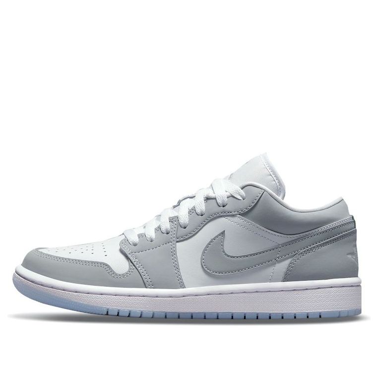 (WMNS) Air Jordan 1 Low 'White Wolf Grey' DC0774-105 Vintage Sportswear