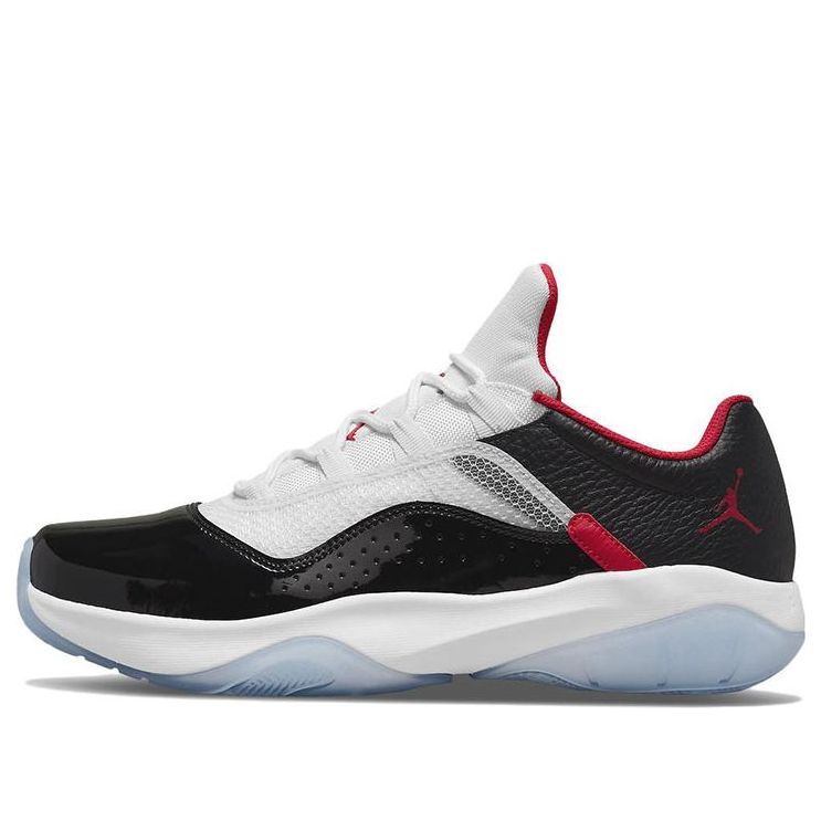 Air Jordan 11 CMFT Low 'White Black University Red' DO0613-160 Signature Shoe