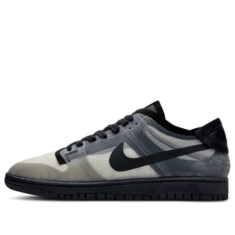 (WMNS) Nike Comme des Garons x Dunk Low 'Black Clear' CZ2675-002 Classic Sneakers