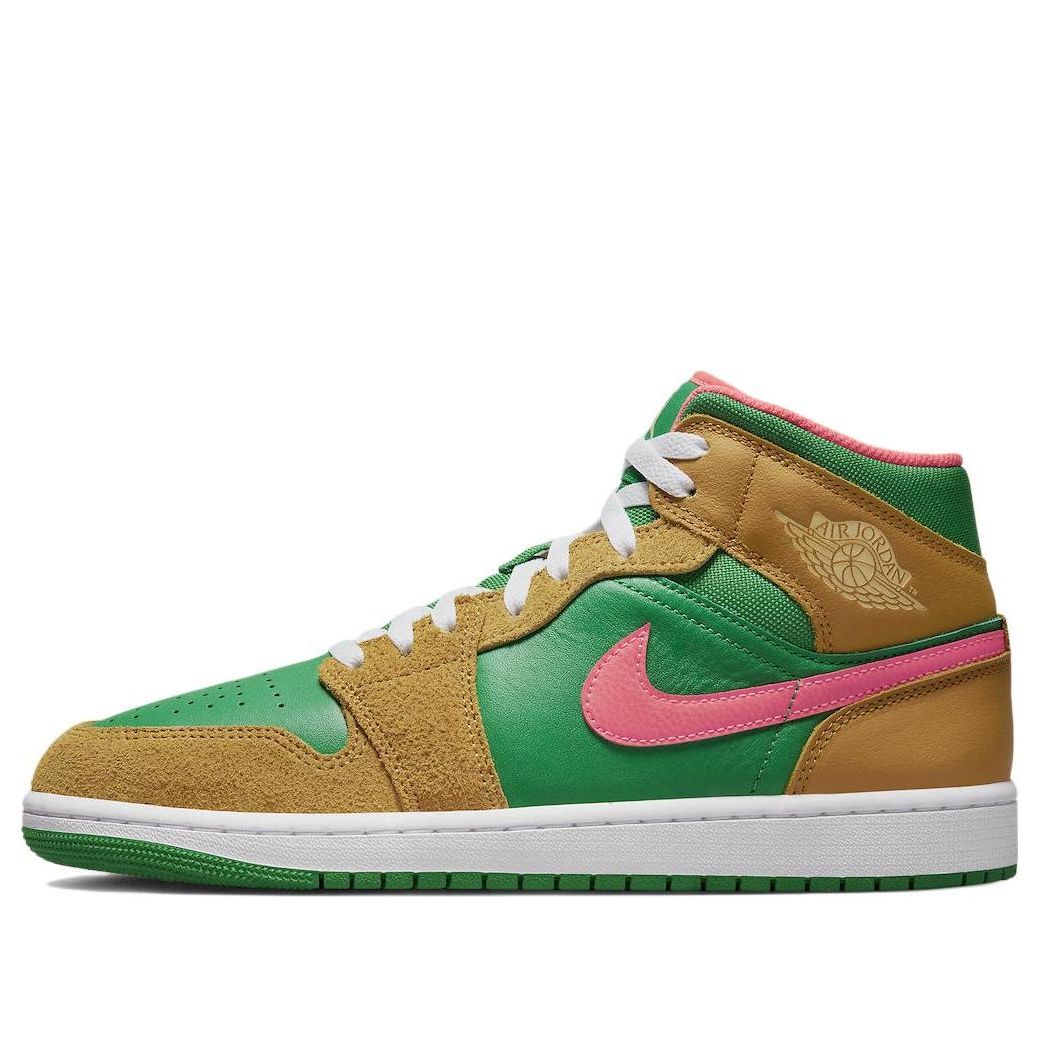 Jordan Air Jordan 1 Mid Wheat Watermelon DX4332-700 Cultural Kicks