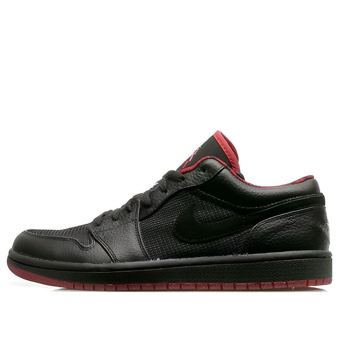 Air Jordan 1 Retro Low 'Black Silver Red' 309192-001 Epochal Sneaker