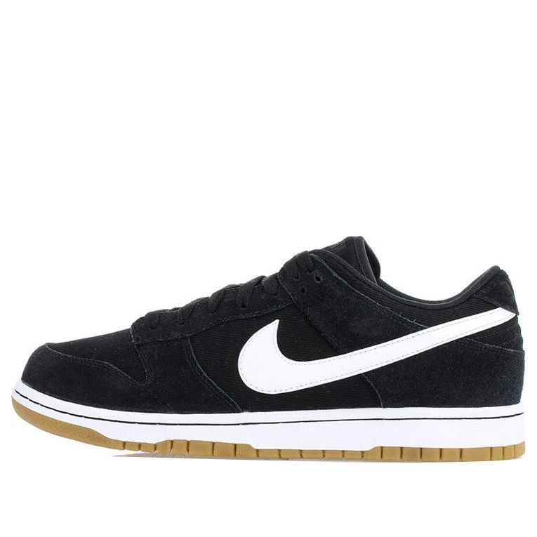 Nike Dunk Low Canvas 'Black' AA1056-001 Signature Shoe