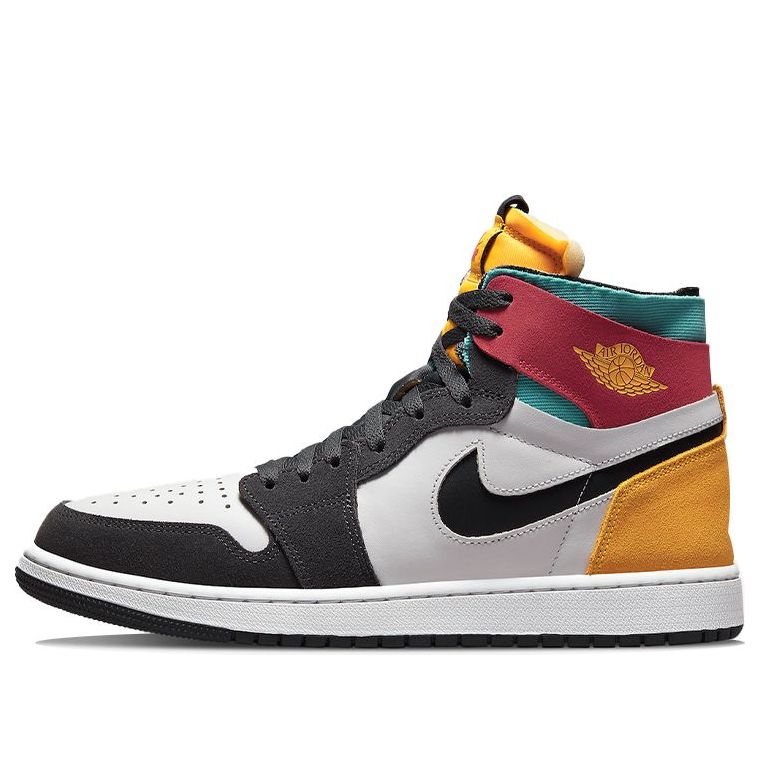 Air Jordan 1 High Zoom Comfort 'Multi-Color' CT0978-016 Signature Shoe
