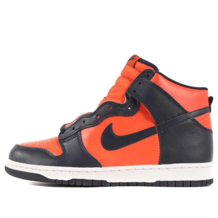 Nike Dunk High LE 'College Orange Obsidian' 630335-841 Signature Shoe