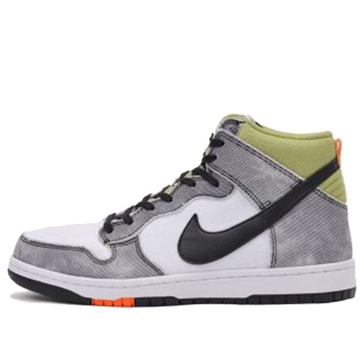 Nike Dunk High CMFT Black Gray 'White Clementine Black' 705434-100 Classic Sneakers