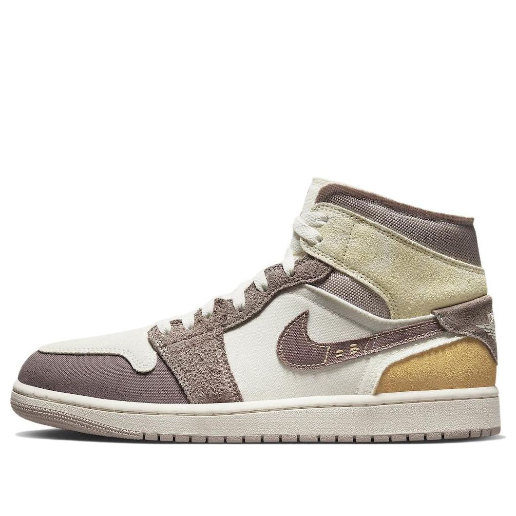 Air Jordan 1 Mid SE Craft 'Inside Out - Taupe Haze' DM9652-102 Iconic Trainers