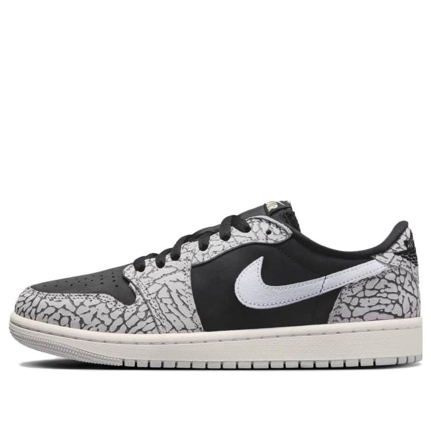 (WMNS) Air Jordan 1 Retro Low OG 'Black Cement' CZ0775-001 Epochal Sneaker