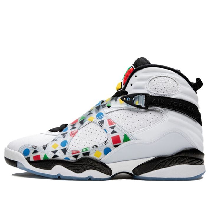 Air Jordan 8 Retro 'Quai 54 White' CJ9218-100 Antique Icons
