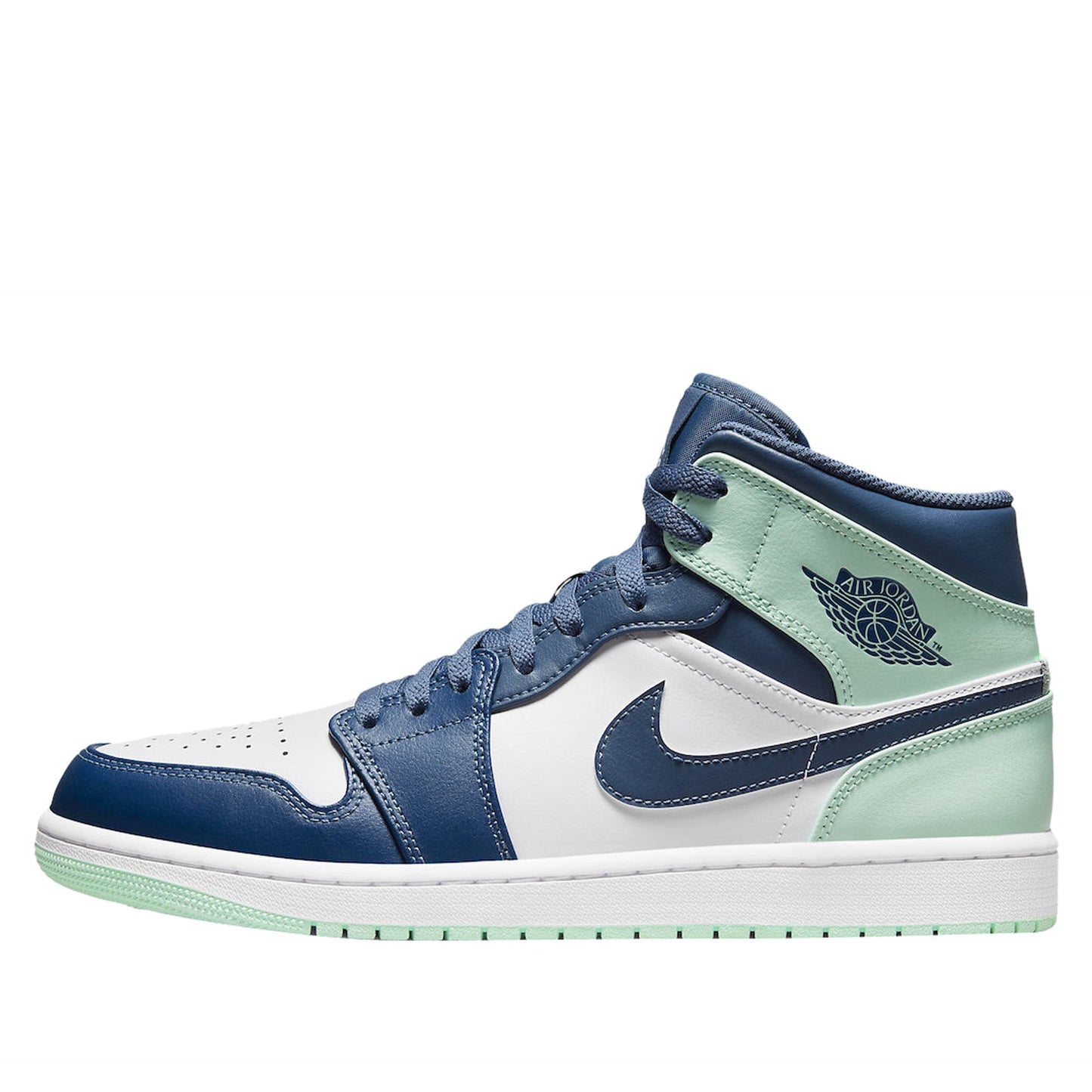 Air Jordan 1 Mid 'Blue Mint' 554724-413 Cultural Kicks