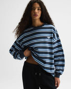 Stripe Long Sleeve T-shirt - Midnight Blue