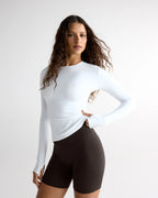Ultimate Long Sleeve Top - White