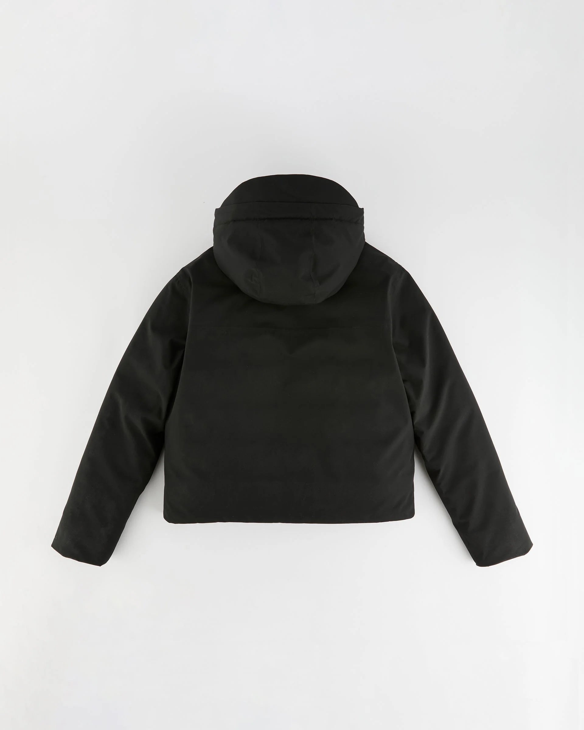 Hooded Waterproof Coat - Black
