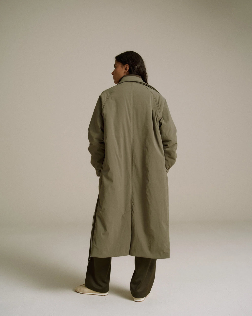 Padded Coach Jacket - Khaki