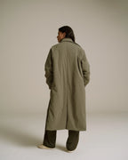 Padded Coach Jacket - Khaki