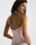 Ultimate Halter Cross Back Top - Cloud Pink