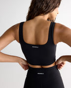 Ultimate Square Neck Bra - Black