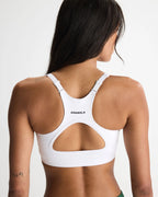 Seamless Racer Back Bra - White