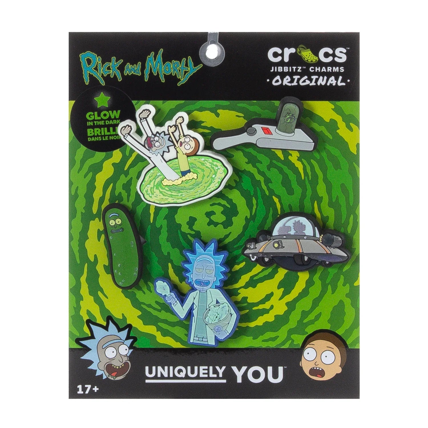 Rick and Morty 5 Pack Shoe Charms product image