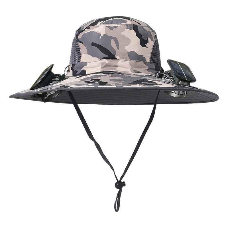 Solar Rechargeable Dual-Fan Sun Hat