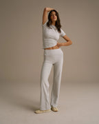 Cotton Yoga Pant - Grey Melange