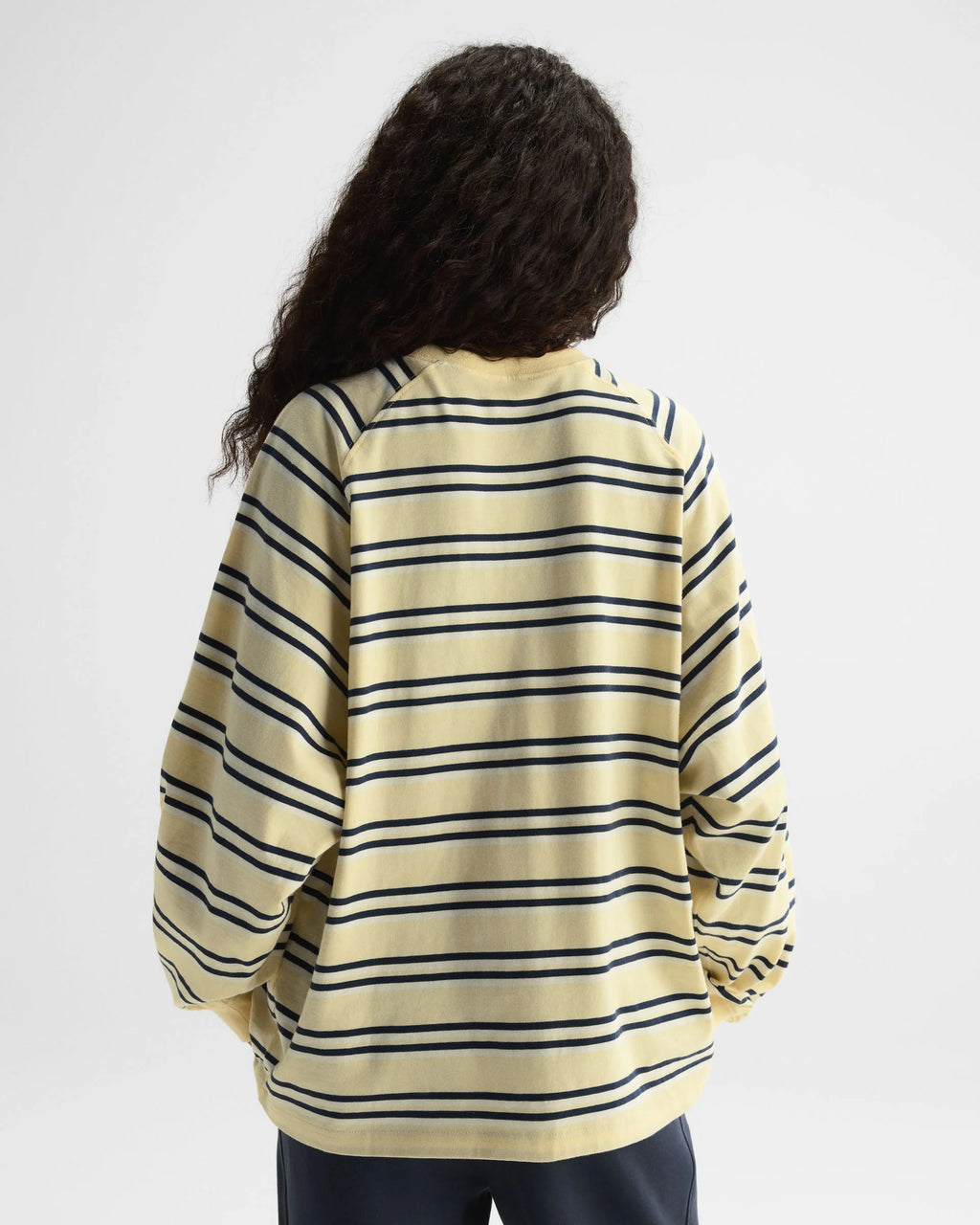 Stripe Long Sleeve T-shirt - Buttercream