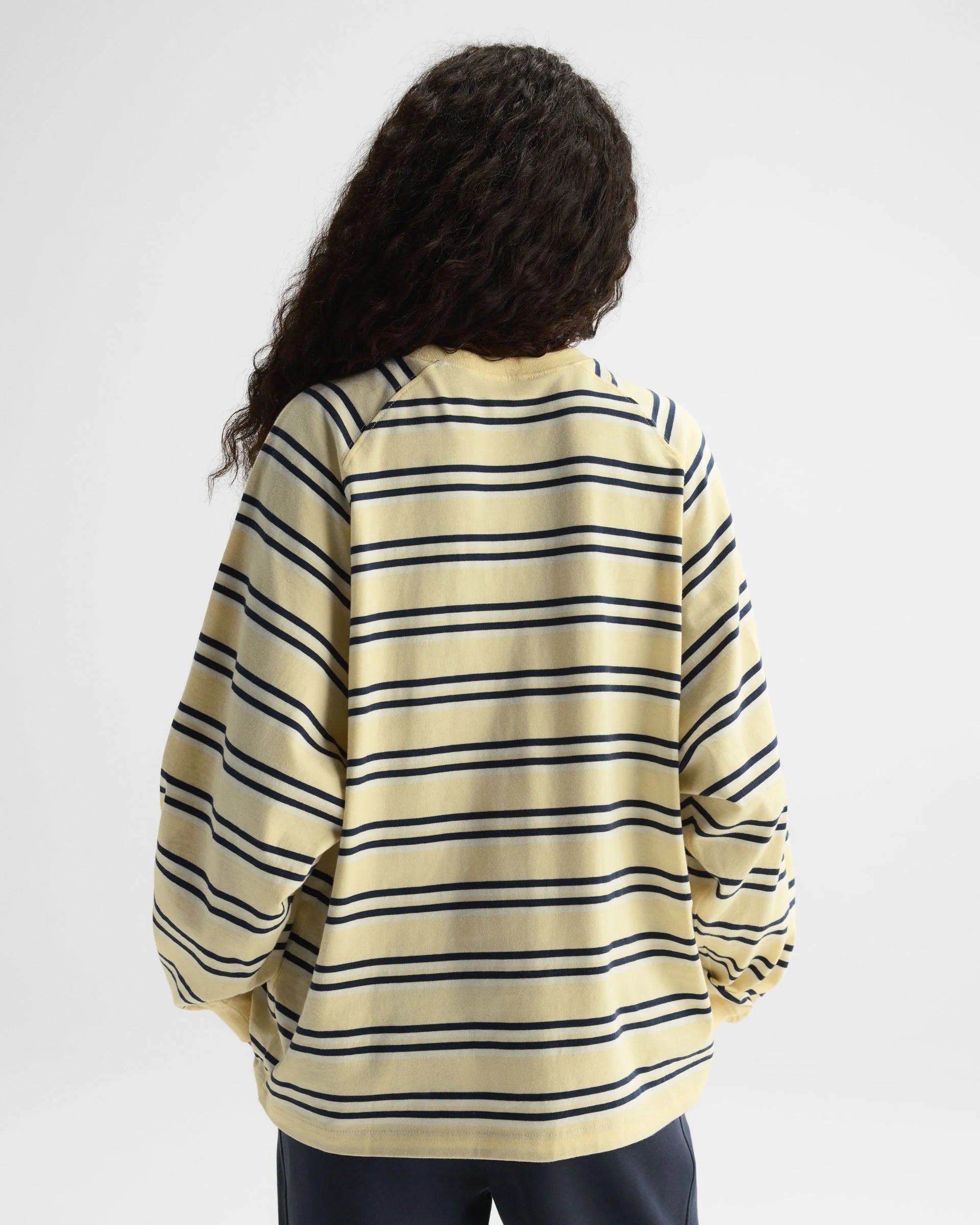 Stripe Long Sleeve T-shirt - Buttercream