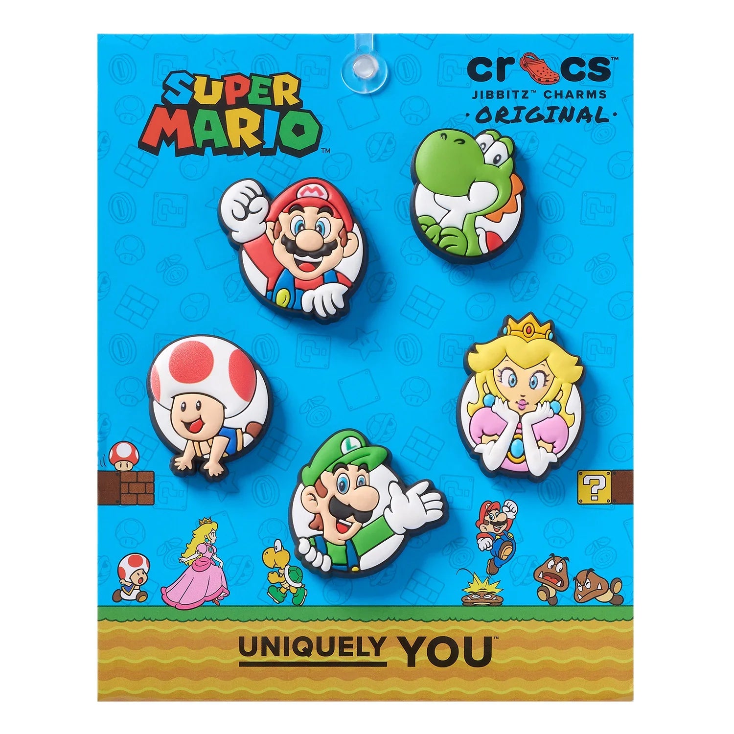 Super Mario Core 5 Pack Shoe Charms product image