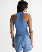 Soft Modal Rib Tank Top - Blossom Blue